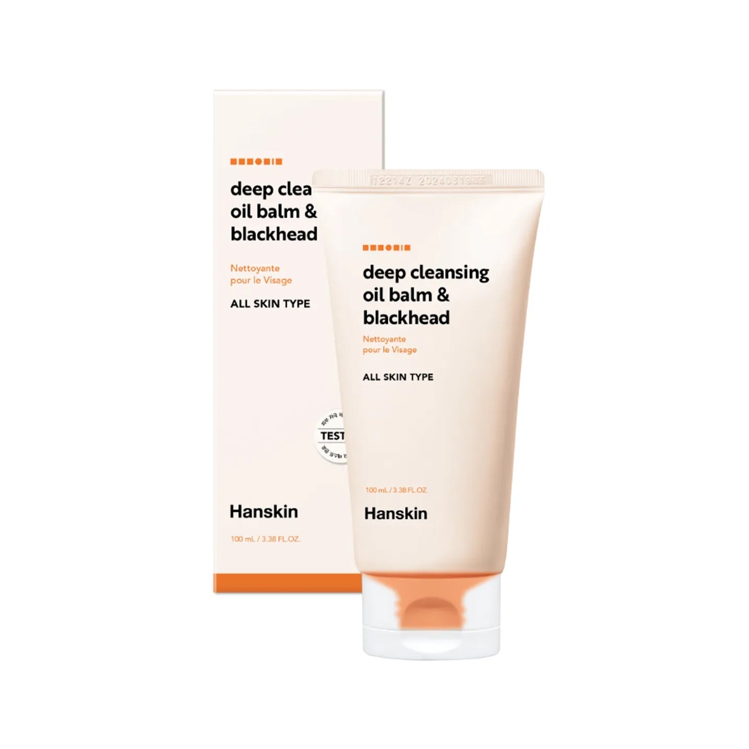 Hanskin Hanskin Deep Cleansing Oil Balm & Blackhead 100ml - pore care - front bottle shot