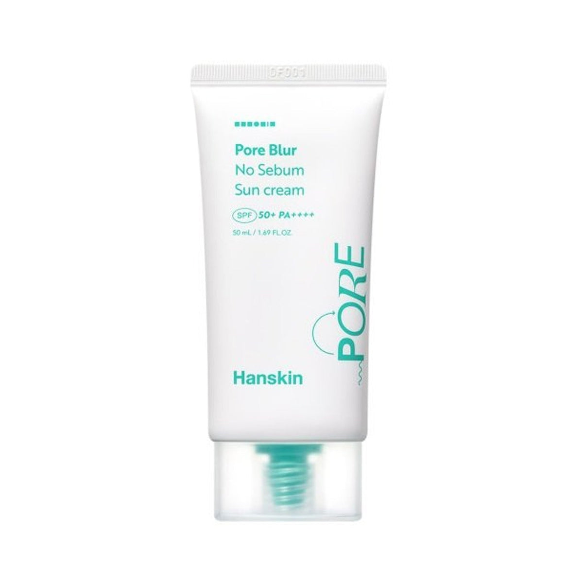 Hanskin Hanskin Pore Blur No Sebum Sun Cream SPF50+ PA++++ 50ml - hydrating - front bottle shot