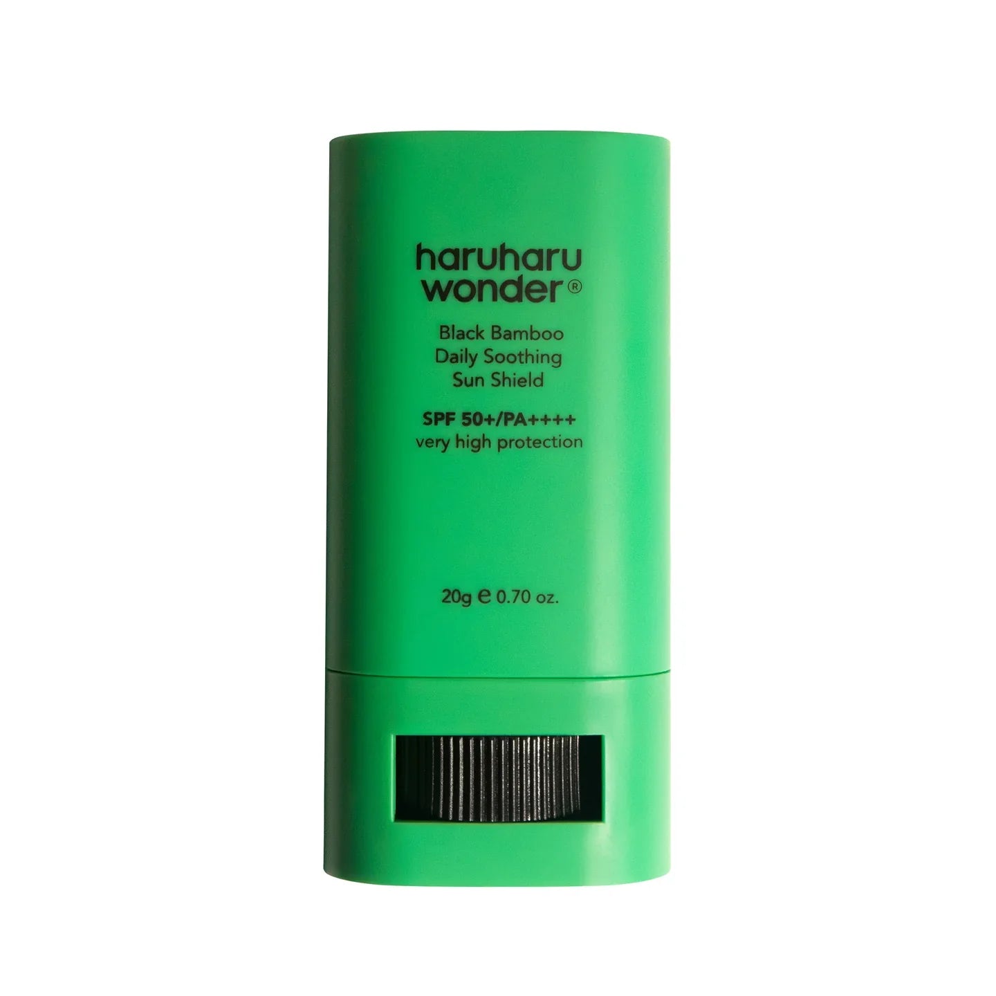 haruharu wonder haruharu wonder Black Bamboo Daily Soothing Sun Shield SPF50+ PA++++ 20g - hydrating - front bottle shot