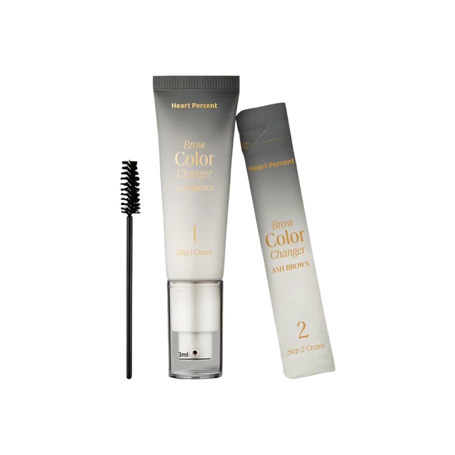Heart Percent Heart Percent Brow Color Changer (Ash Brown) - daily care - front bottle shot