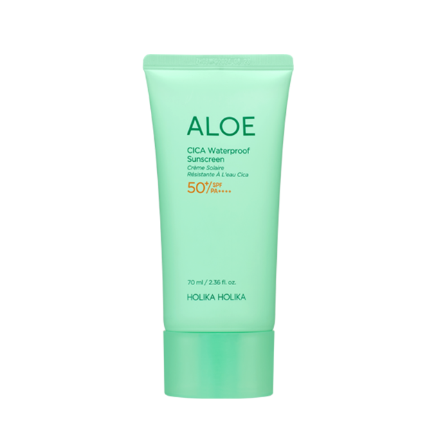 Holika Holika Holika Holika Aloe Cica Waterproof Sun Cream 70ml - hydrating - front bottle shot