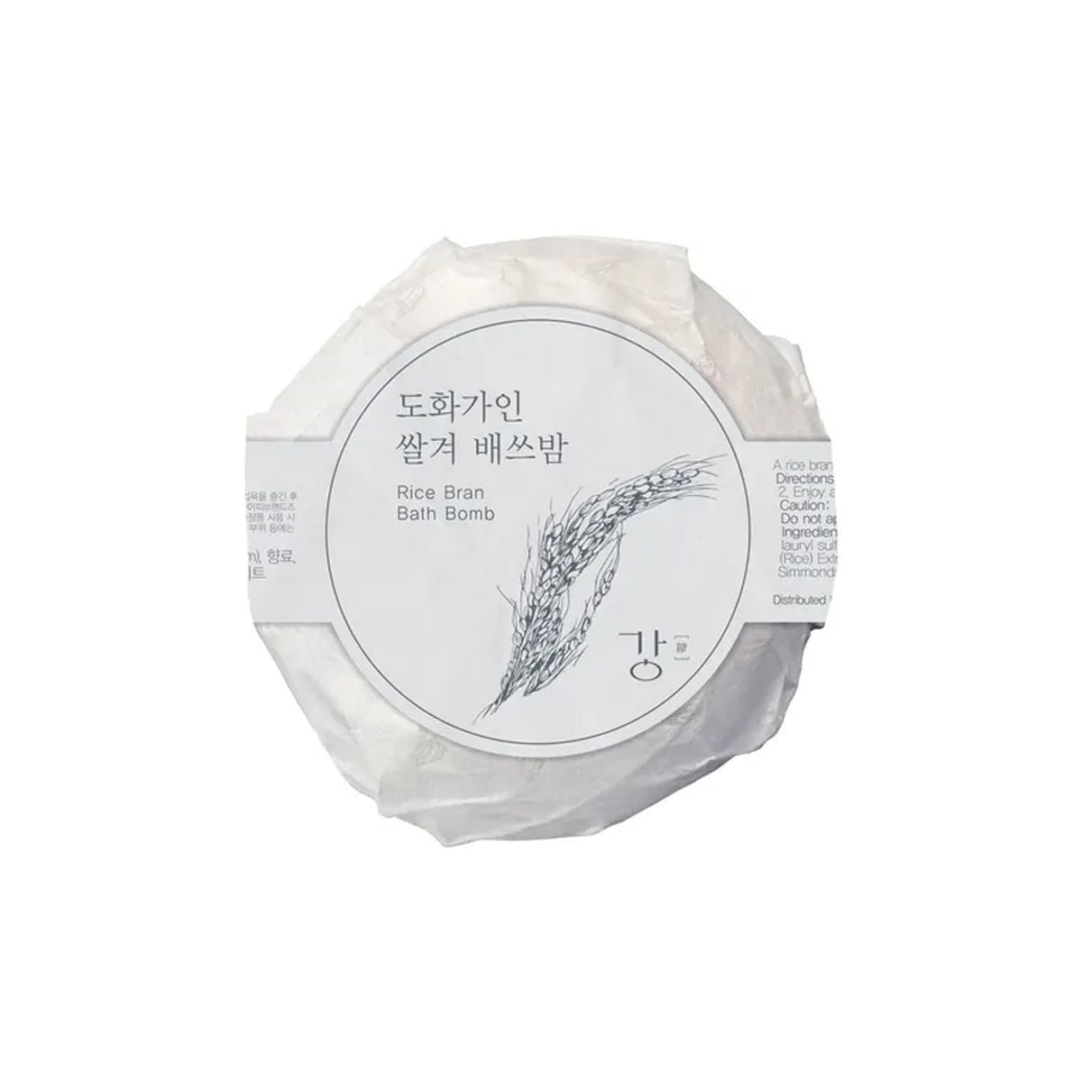 House of Dohwa House of Dohwa Rice Bran Bath Bomb 120g - daily care - front bottle shot