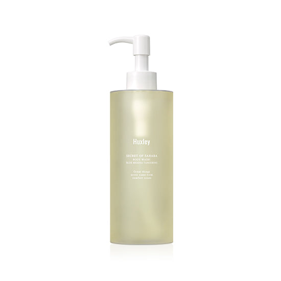 Huxley Huxley Body Wash Blue Medina Tangerine 300ml - hydrating - front bottle shot