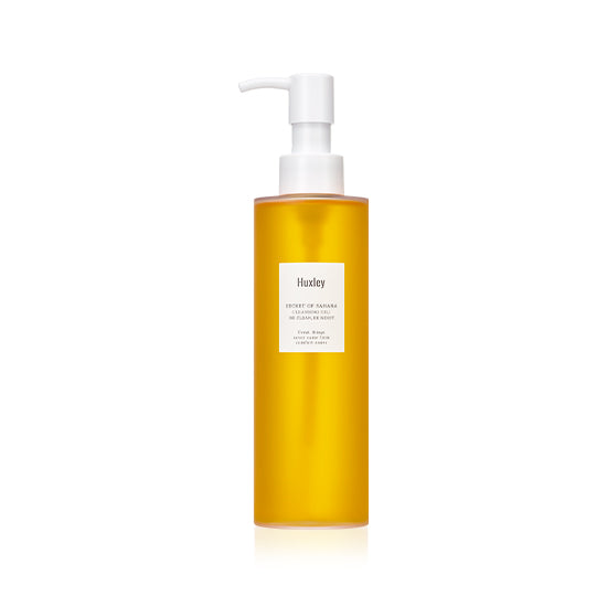 Huxley Huxley Cleansing Oil Be Clean, Be Moist 200ml - sun protection - front bottle shot