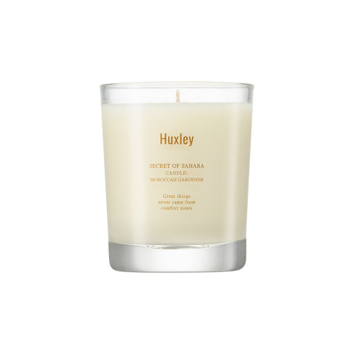 Huxley Huxley Mini Candle Moroccan Gardener 80g - daily care - front bottle shot