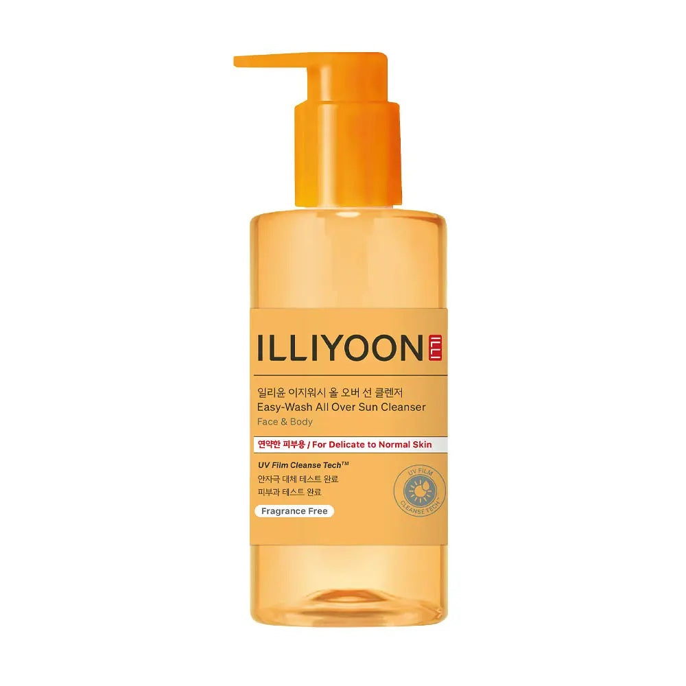 ILLIYOON ILLIYOON Easy-Wash All-Over Sun Cleanser 200ml - hydrating - front bottle shot