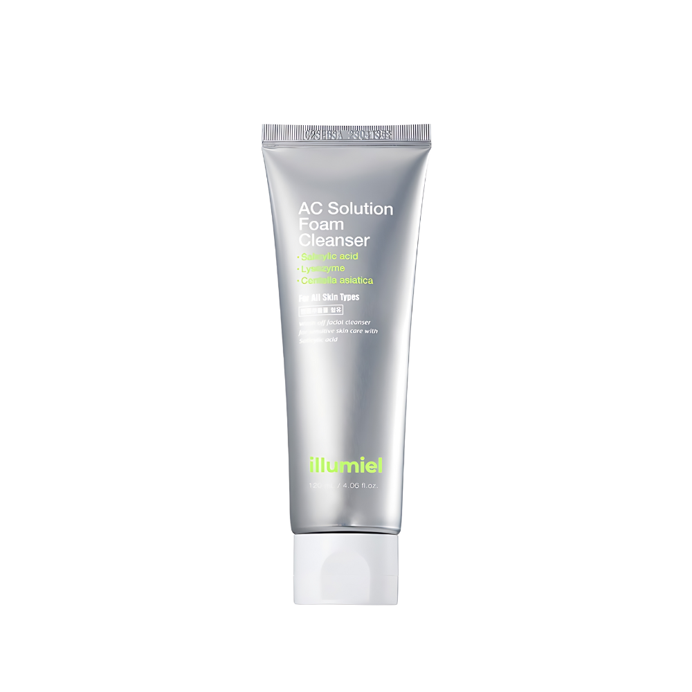 illumiel illumiel AC Solution Foam Cleanser 120ml - soothing - front bottle shot