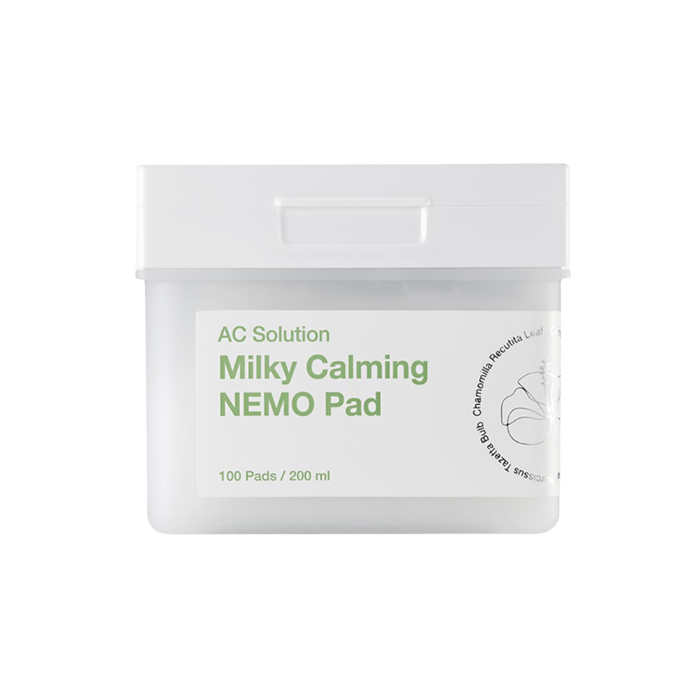 illumiel illumiel AC Solution Mily Calming Nemo Pad 200ml (100 pads) - hydrating - front bottle shot