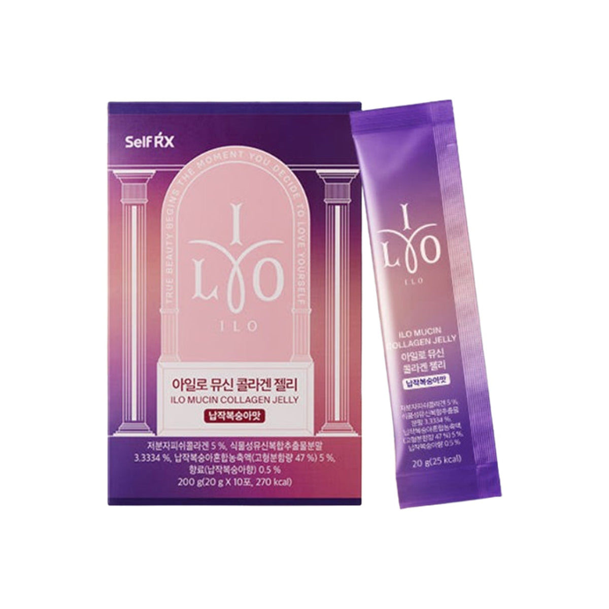 ILO ILO Mucin Collagen Jelly 10 Sticks (10-day supply) - daily care - front bottle shot