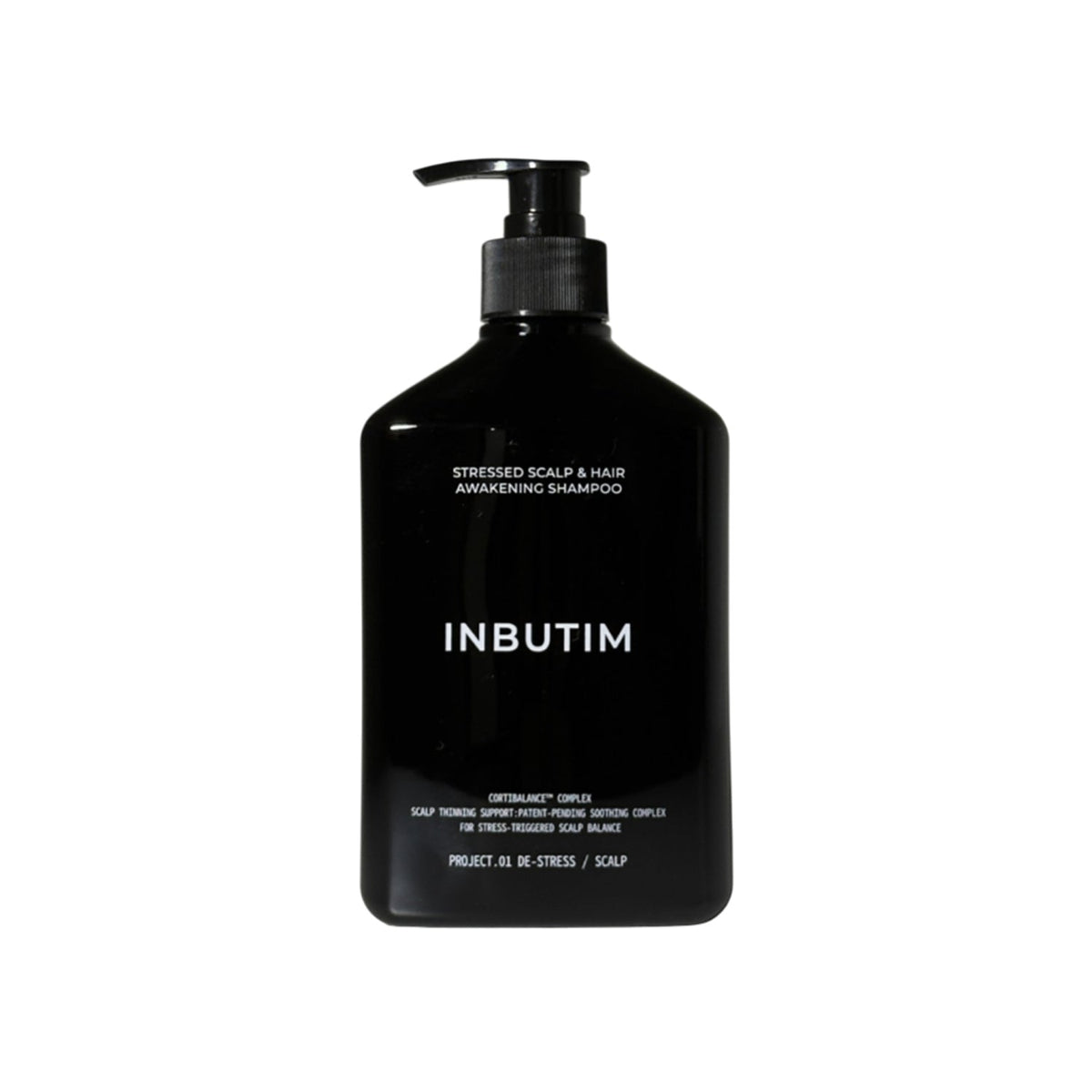 INBUTIM INBUTIM Stressed Scalp & Hair Awakening Shampoo 450ml - soothing - front bottle shot