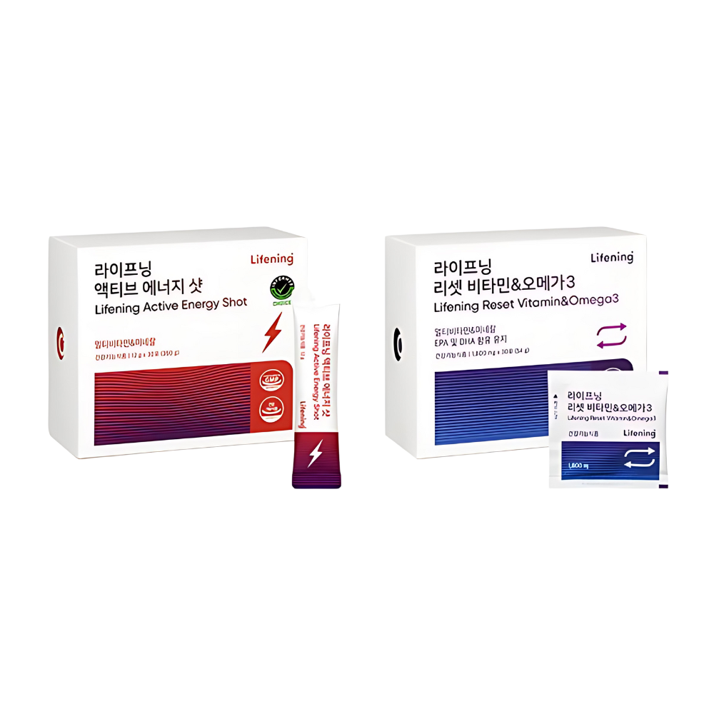 INCELLDERM INCELLDERM Lifening Energy & Reset Set - daily care - front bottle shot