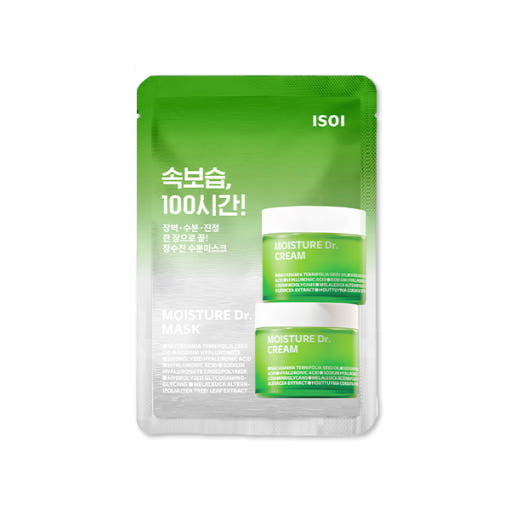 ISOI ISOI Moisture Dr. Cream Mask Sheet 22ml x 10ea - hydrating - front bottle shot