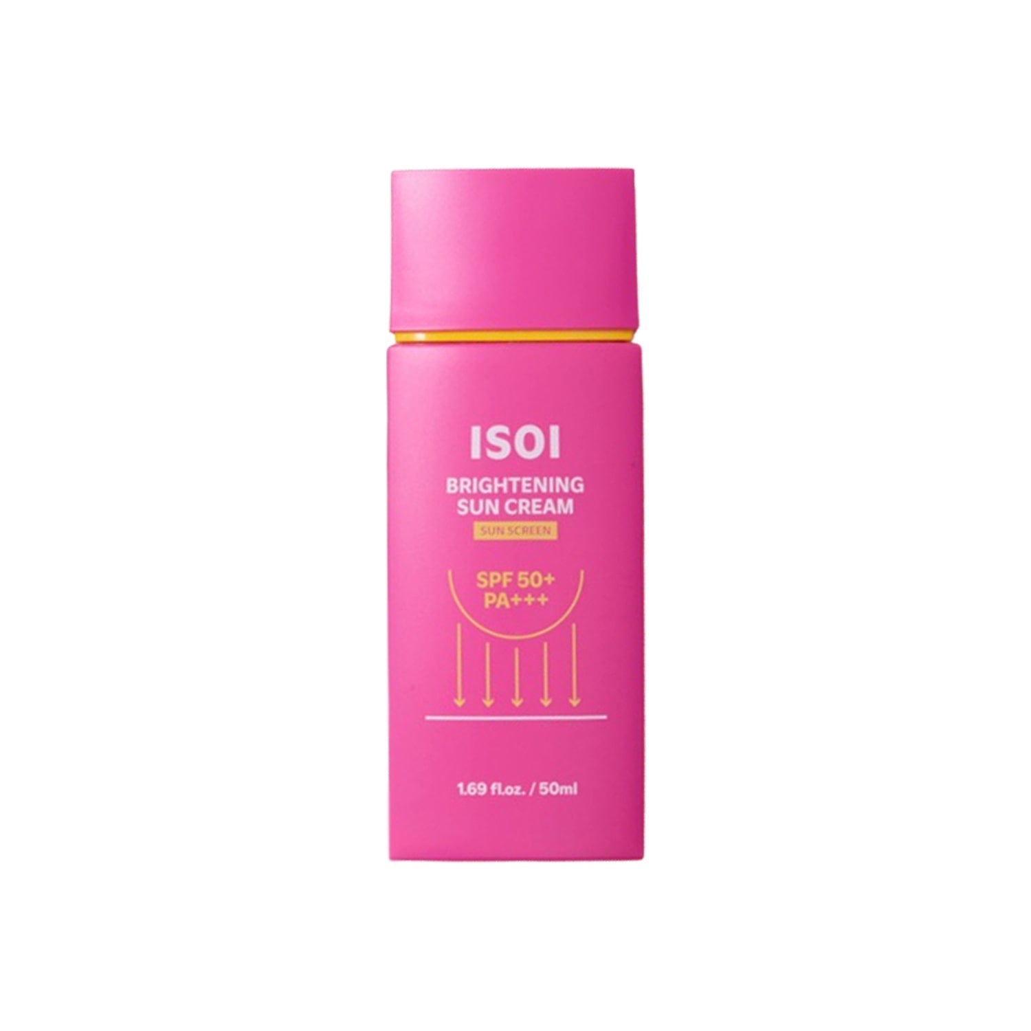 ISOI ISOI Brightening Sun Cream SPF50+ PA+++ 50ml - soothing - front bottle shot