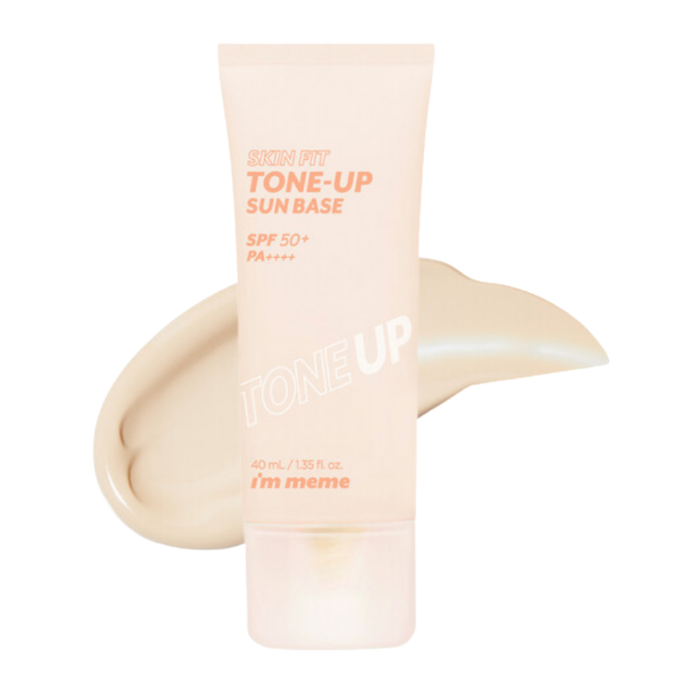 I'M MEME I’M MEME Skin Fit Tone-Up Sun Base SPF50+ PA++++ 40ml - hydrating - front bottle shot