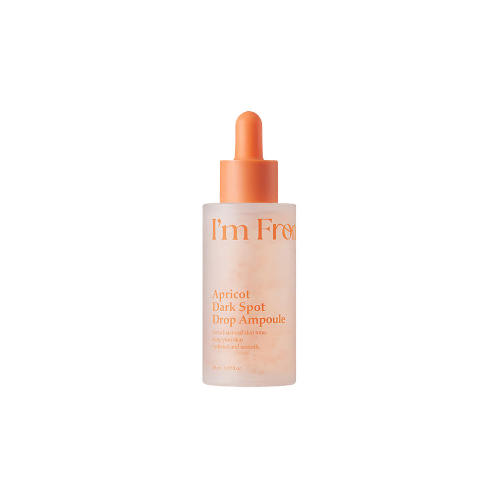 I'm from I'm from Apricot Dark Spot Drop Ampoule 50ml - hydrating - front bottle shot