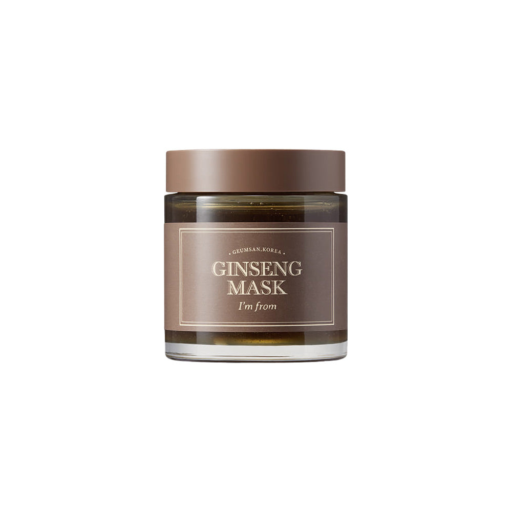 I'm from I'm from Ginseng Mask 120g - soothing - front bottle shot