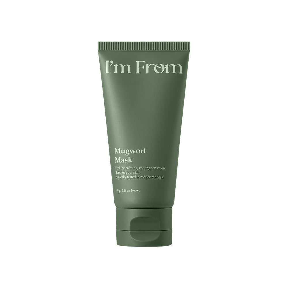 I'm from I'm from Mugwort Mask 70g - hydrating - front bottle shot