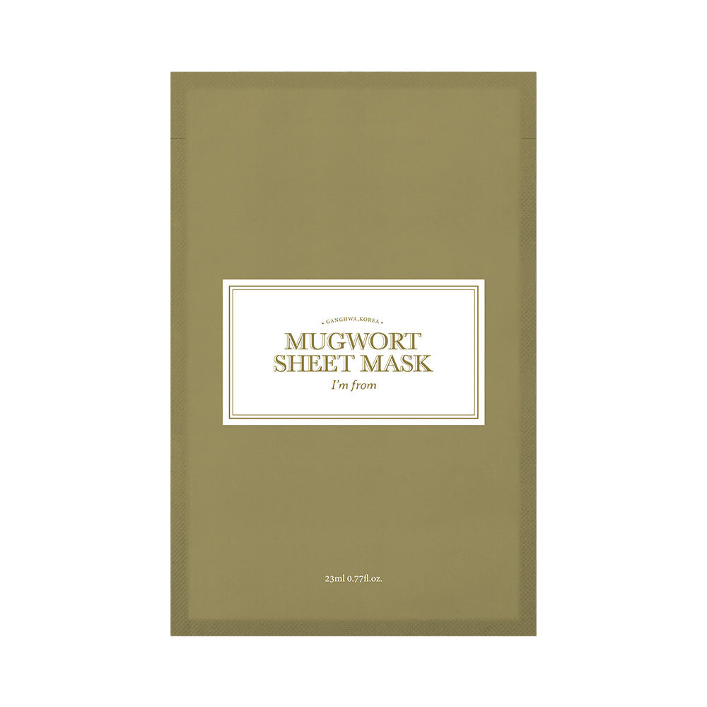 I'm from I'm from Mugwort Sheet Mask 5ea - hydrating - front bottle shot