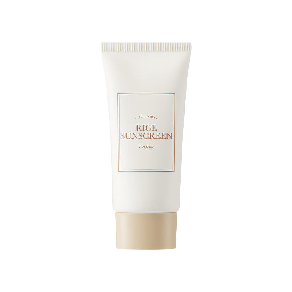 I'm from I'm from Rice Sunscreen SPF50+ PA++++ 50ml - hydrating - front bottle shot