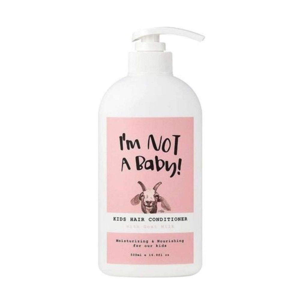 I'm Not A Baby! I'm Not A Baby! Kids Hair Conditioner with Goat Milk 500ml - hydrating - front bottle shot
