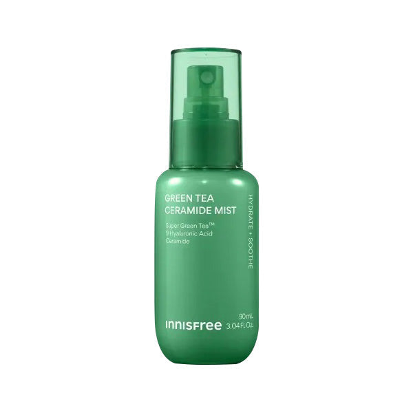 Innisfree Innisfree Green Tea Ceramide Mist 90ml - hydrating - front bottle shot