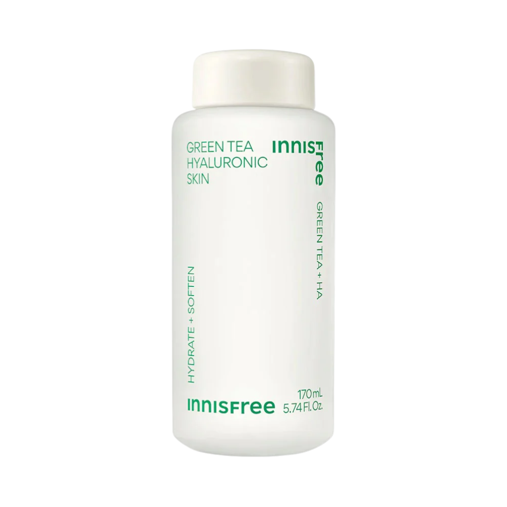 Innisfree Innisfree Green Tea Hyaluronic Skin 170ml - hydrating - front bottle shot