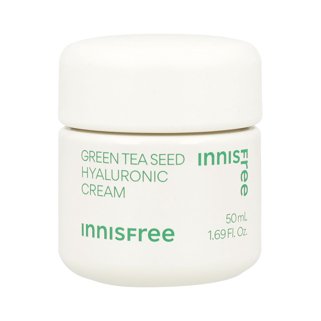 Innisfree Innisfree Green Tea Seed Hyaluronic Cream 50ml - hydrating - front bottle shot