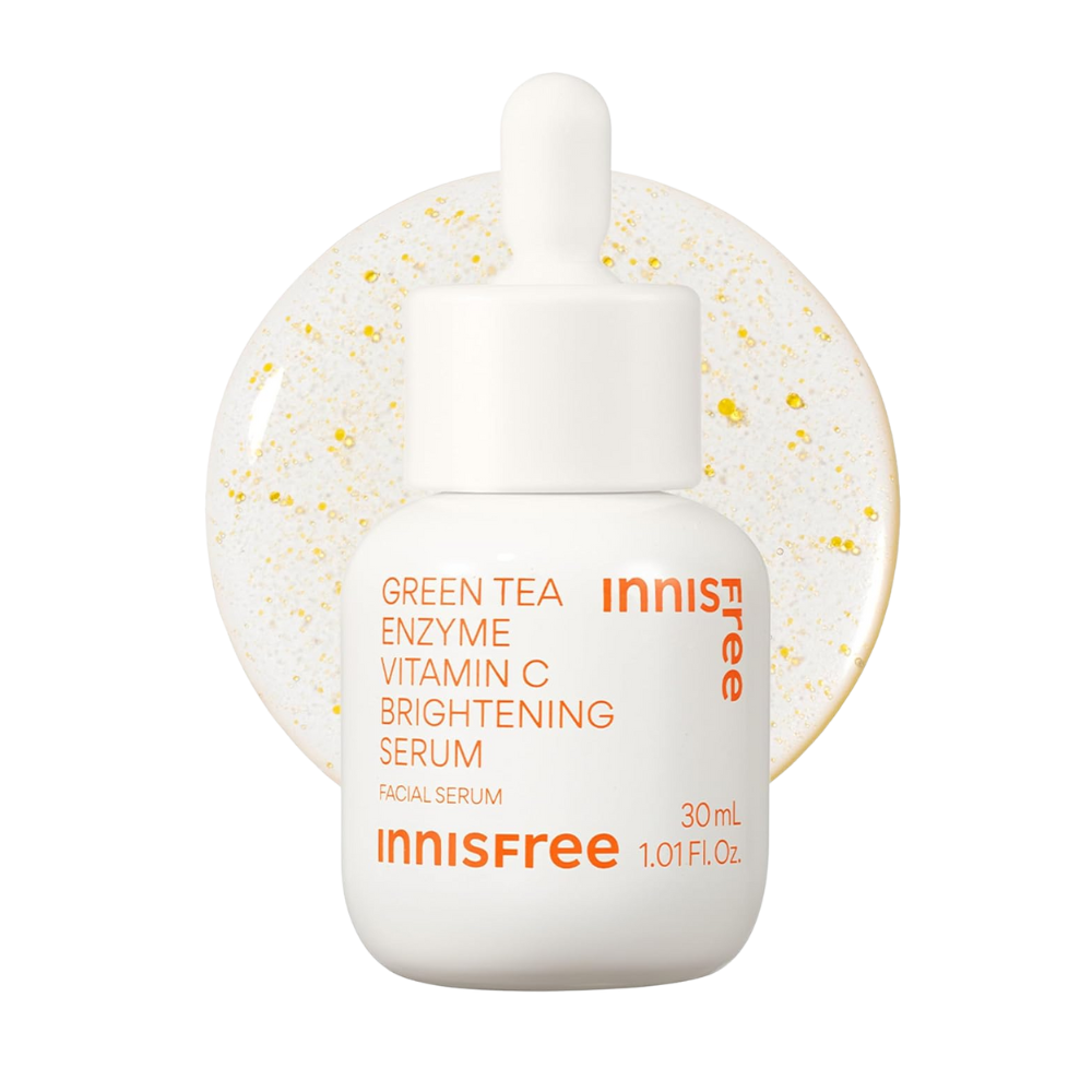 Innisfree Innisfree Vitamin C Green Tea Enzyme Brightening Serum 30ml - hydrating - front bottle shot