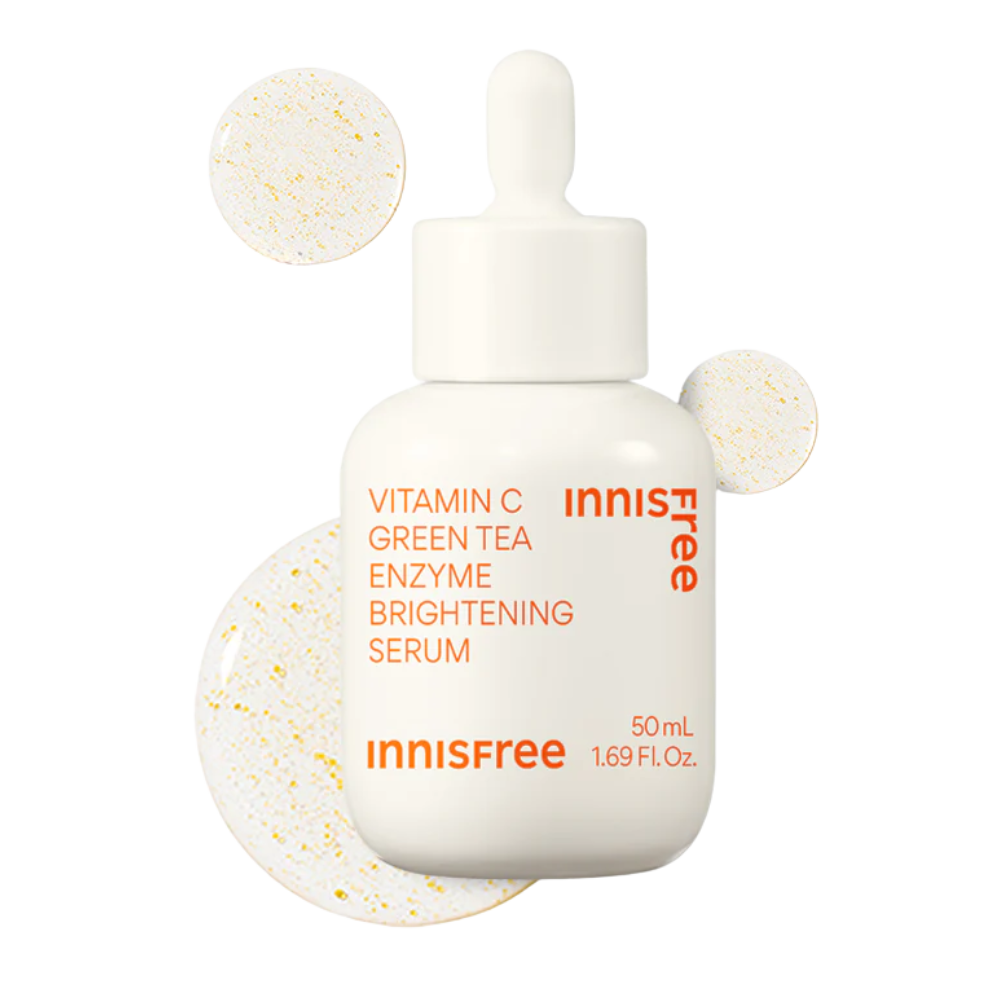 Innisfree Innisfree Vitamin C Green Tea Enzyme Brightening Serum 50ml - hydrating - front bottle shot