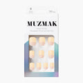 MUZMAK MUZMAK Nail Tips 36pcs #Iris(Short Square) - anti-aging - front bottle shot