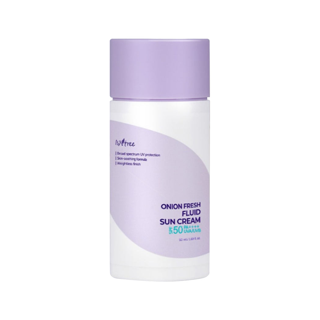 Isntree Isntree Onion Fresh Fluid Sun Cream SPF50 PA++++ 50ml - hydrating - front bottle shot