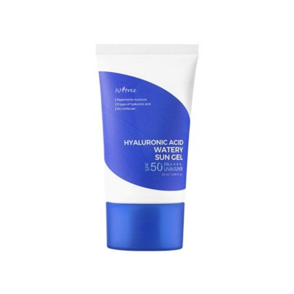 Isntree Isntree Hyaluronic Acid Watery Sun Gel SPF50+ PA++++ 50ml - hydrating - front bottle shot
