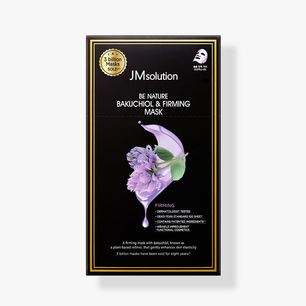 JM Solution JM Solution Be Nature Bakuchiol & Frming Mask 24ml x 10ea - hydrating - front bottle shot