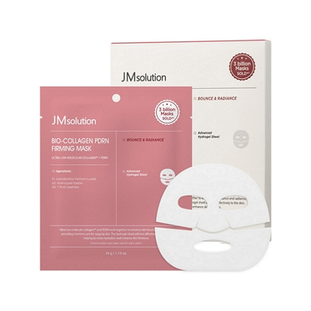 JM Solution JM Solution Bio-Collagen PDRN Firming Mask 4ea - anti-aging - front bottle shot