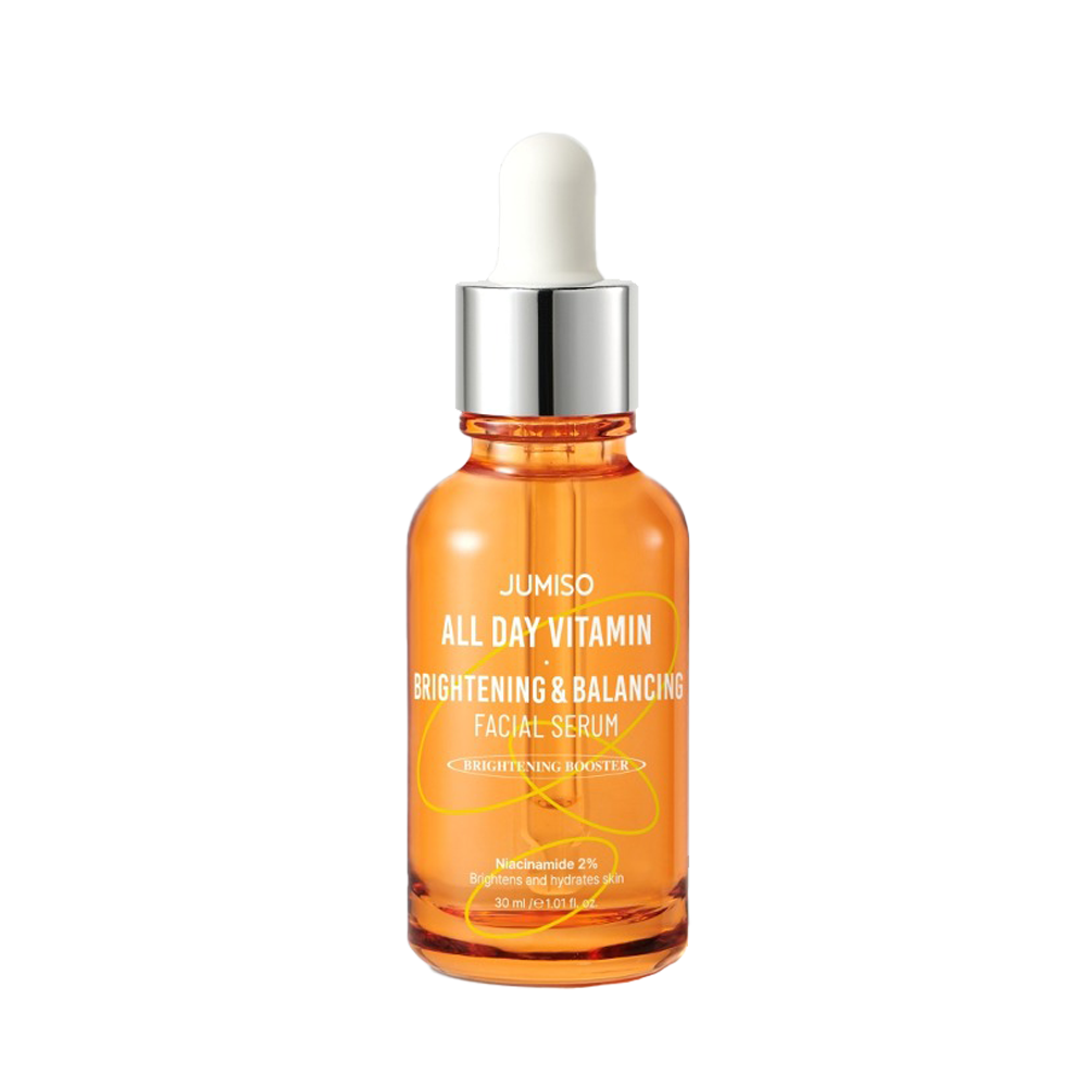 JUMISO JUMISO All Day Vitamin Brightening & Balancing Facial Serum 30ml - soothing - front bottle shot