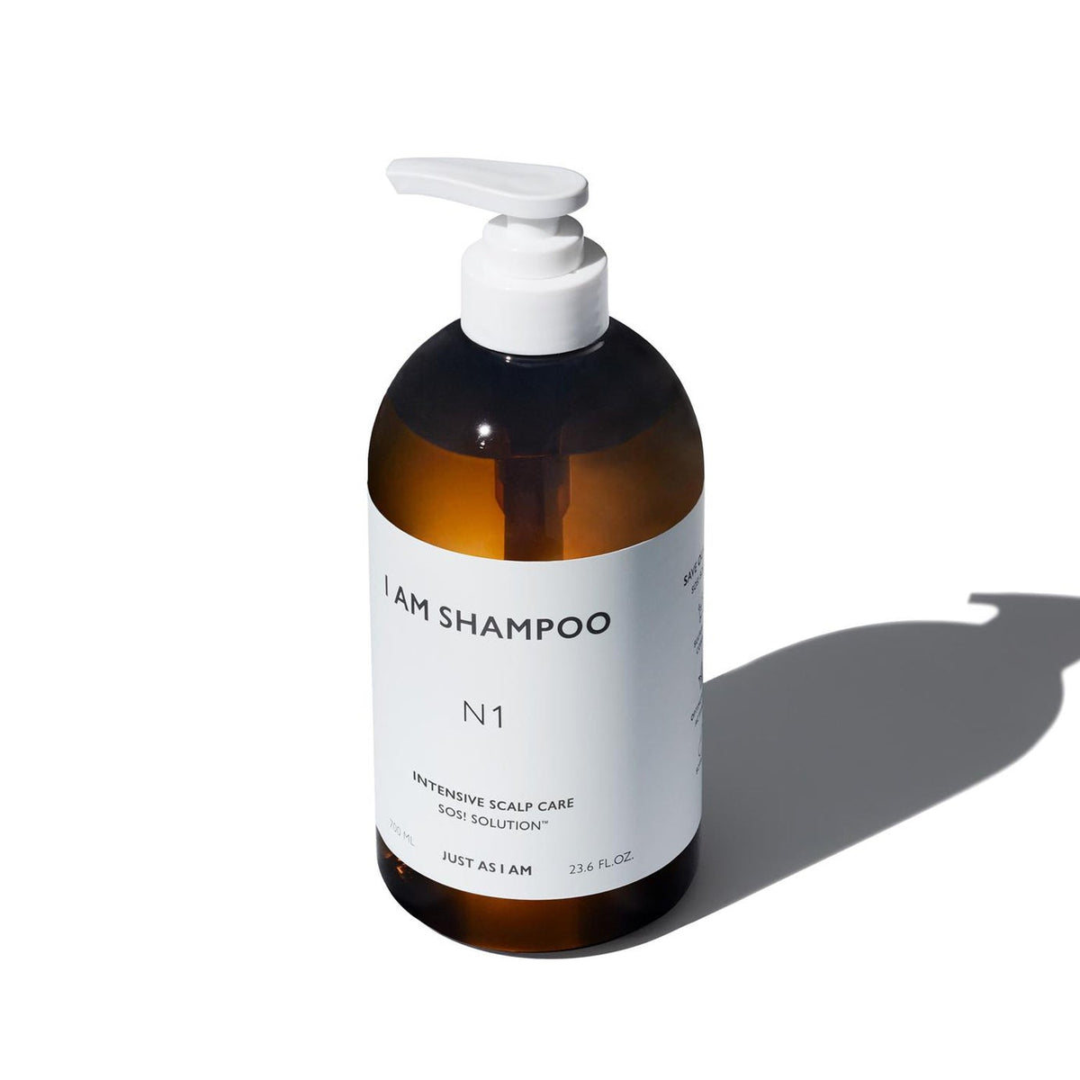 JUST AS I AM JUST AS I AM Intensive Scalp Care Shampoo N1 700ml - daily care - front bottle shot