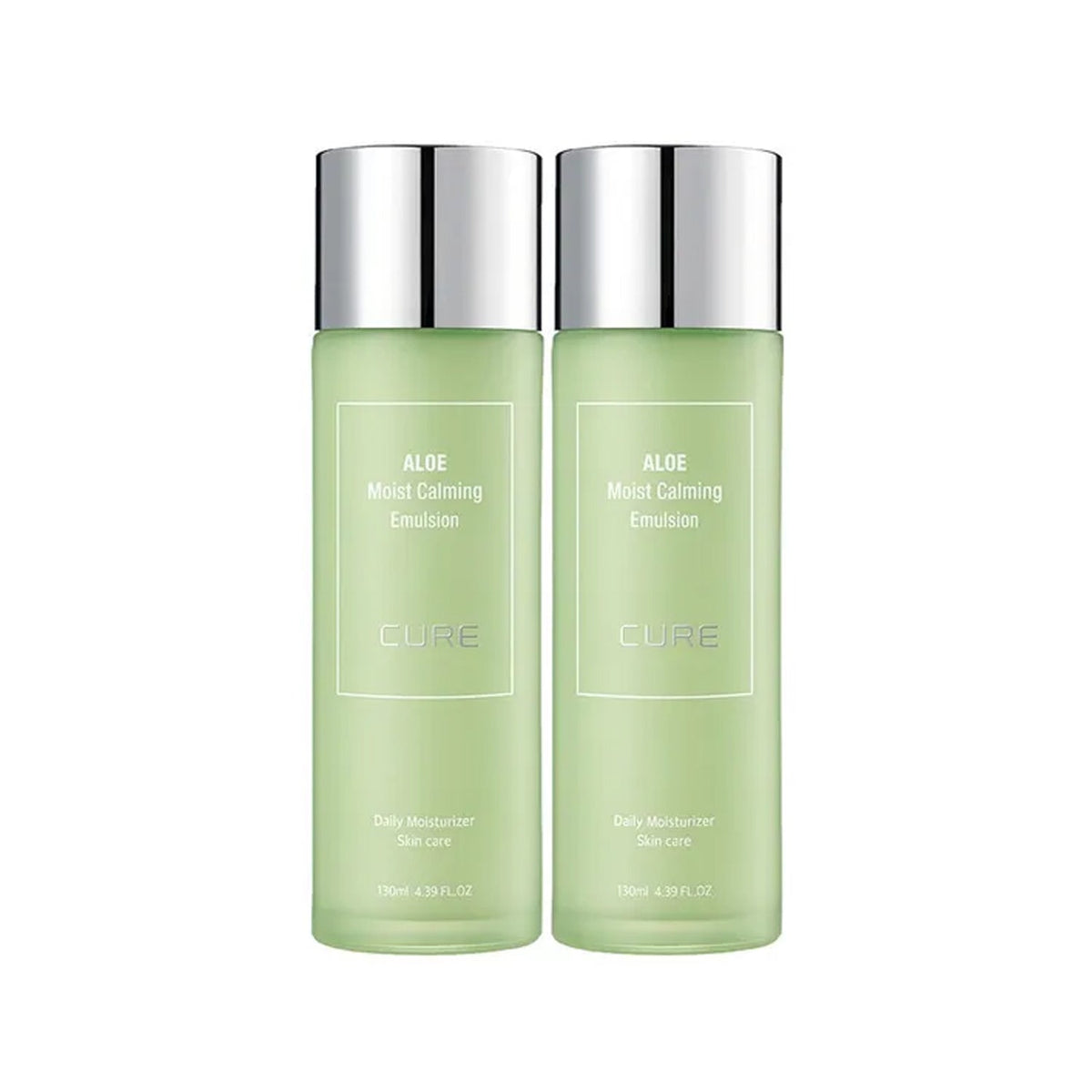 KIM JEONG MOON Aloe KIM JEONG MOON Aloe Cure Moist Calming Emulsion 130ml (Set of 2) - anti-aging - front bottle shot