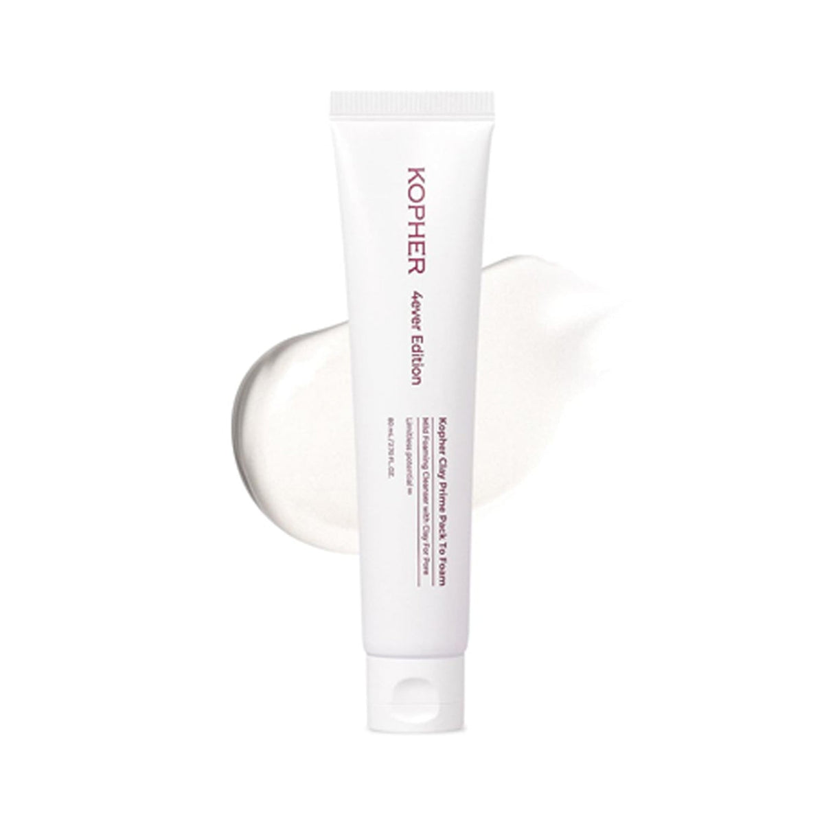 KOPHER KOPHER Clay Prime Pack To Foam 80ml - hydrating - front bottle shot