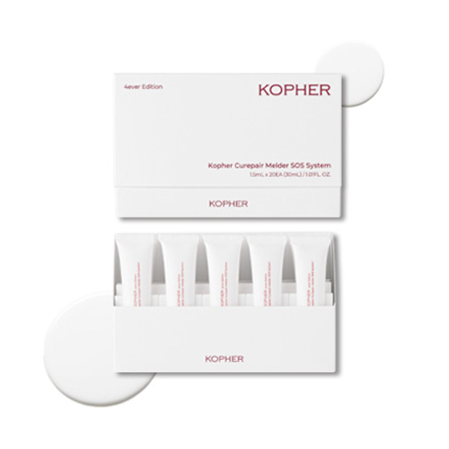 KOPHER KOPHER Curepair Melder SOS System 1.5ml (20ea) - soothing - front bottle shot