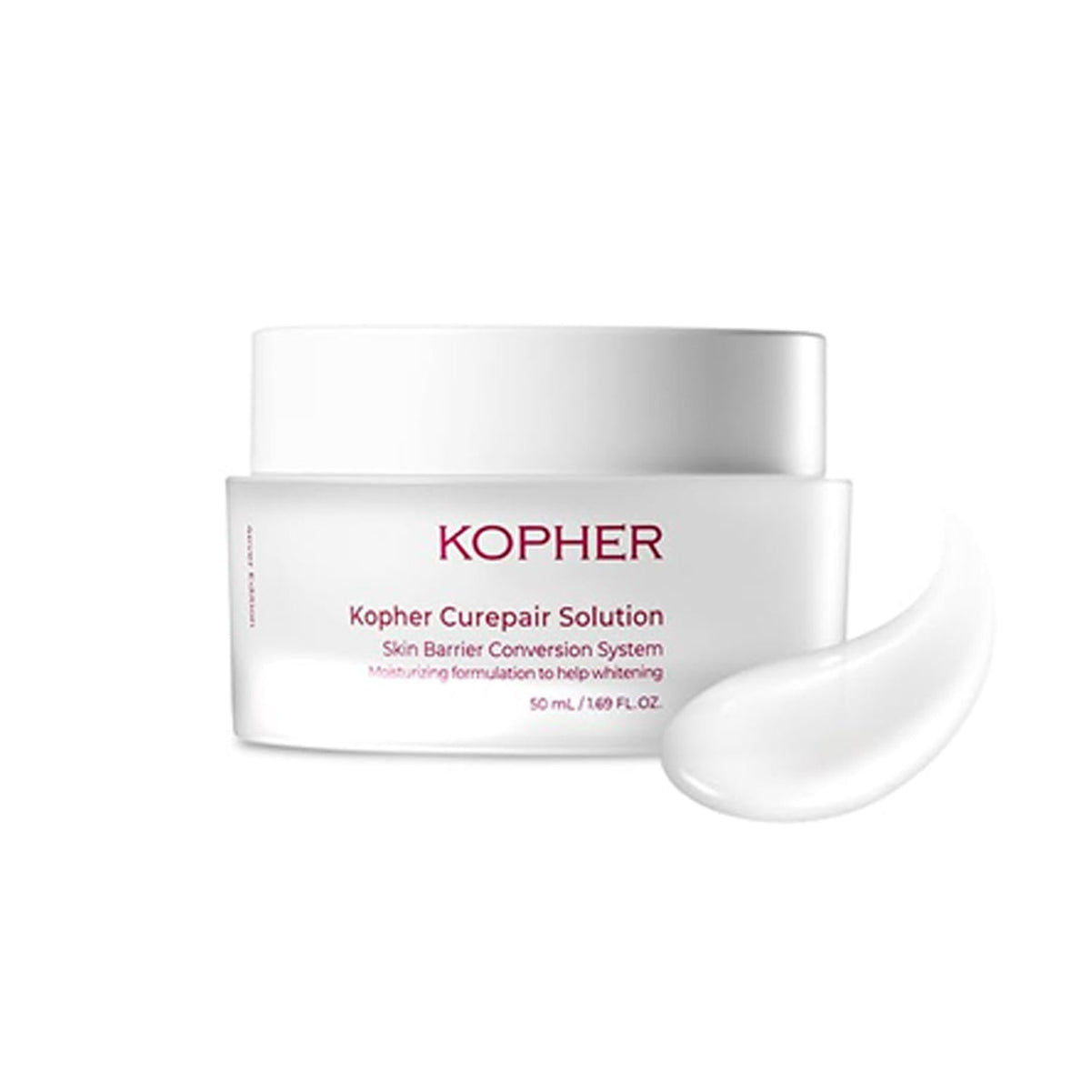 KOPHER KOPHER Curepair Solution Cream 50ml - hydrating - front bottle shot