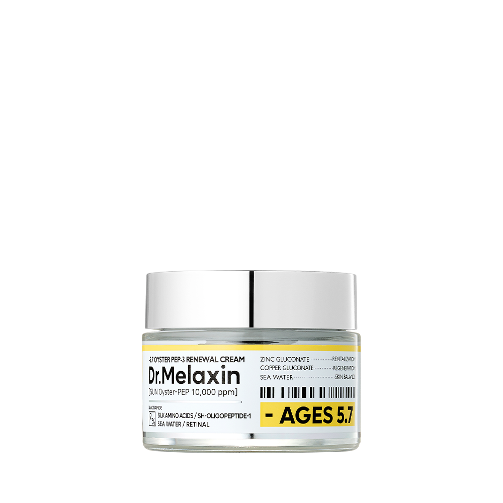 Dr.Melaxin Dr.Melaxin Oyster Pep-3 Renewal Cream 50ml - nourishing - front bottle shot
