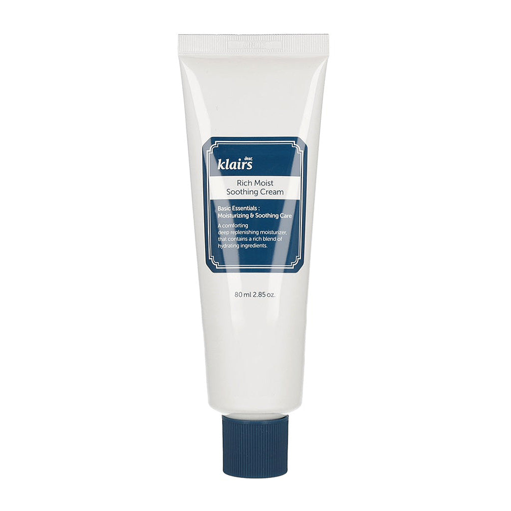dear, klairs dear, klairs Rich Moist Soothing Cream 80ml - hydrating - front bottle shot