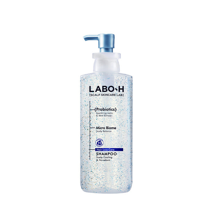 LABO-H LABO-H Hair Loss Care Scalp Cooling & No Sebum Shampoo 400ml - hydrating - front bottle shot