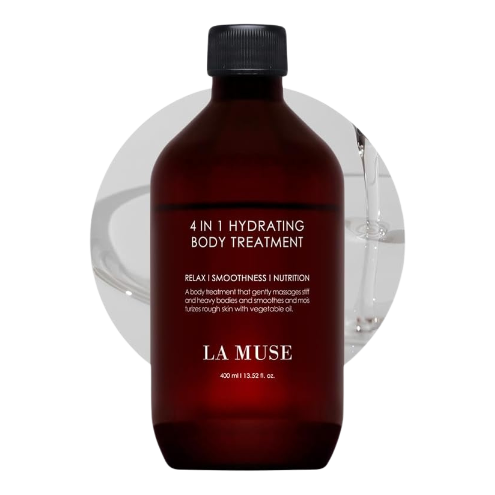 LA MUSE LA MUSE 4 in 1 Hydrating Body Treatment 400ml - hydrating - front bottle shot