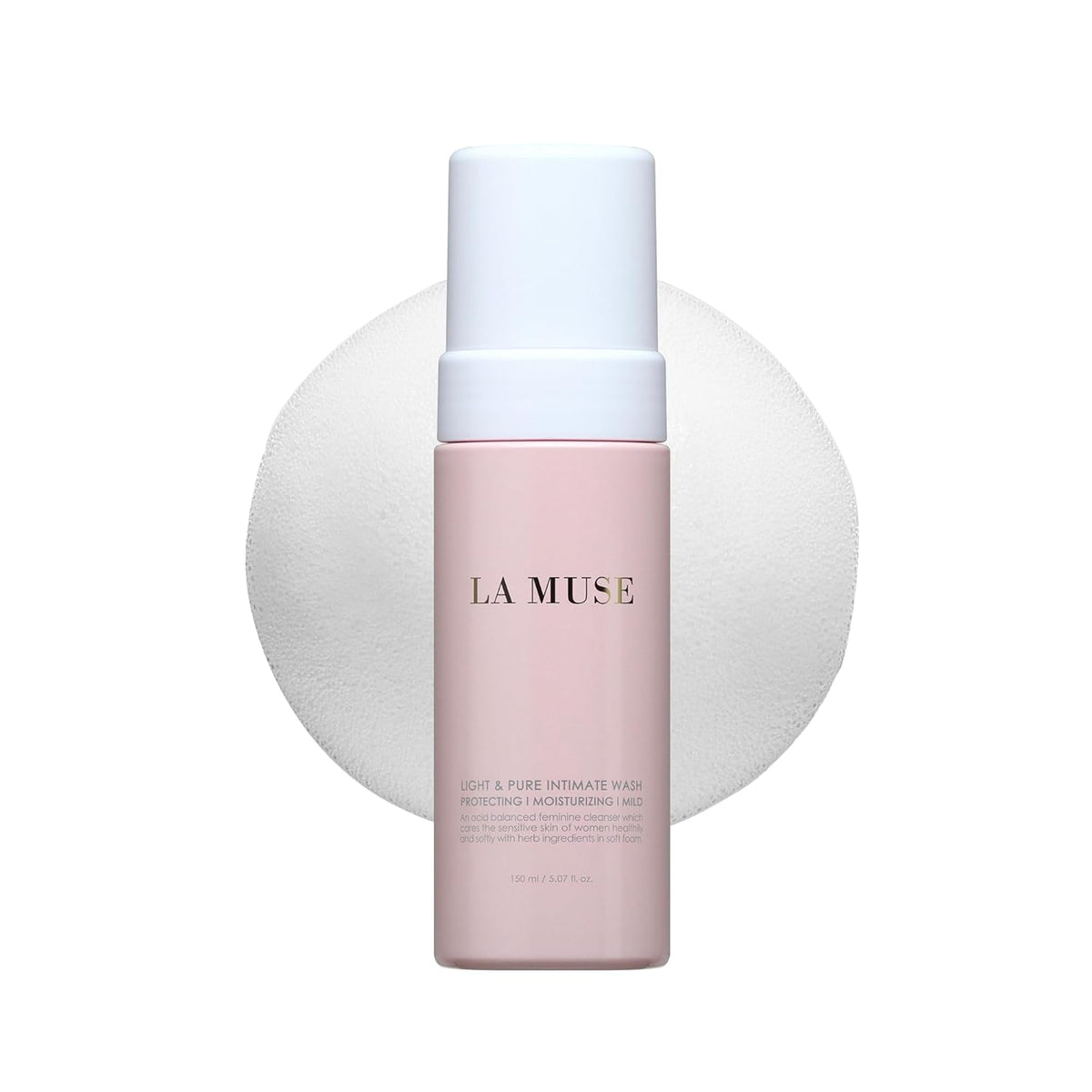 LA MUSE LA MUSE Light & Pure Intimate Wash 150ml - hydrating - front bottle shot