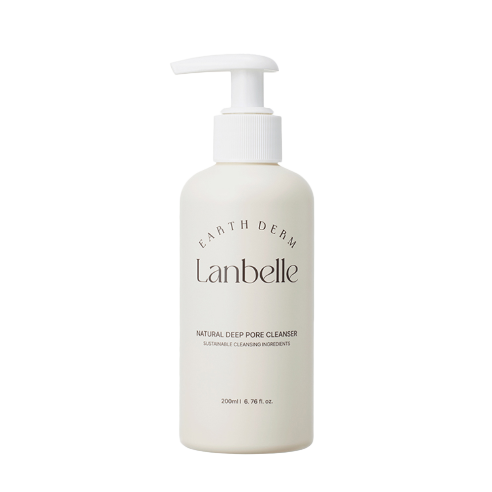 LANBELLE LANBELLE Natural Deep Pore Cleanser 210ml - soothing - front bottle shot
