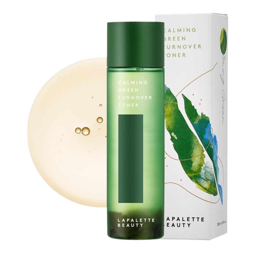 LAPALETTE BEAUTY LAPALETTE BEAUTY Calming Green Turnover Toner 200ml - hydrating - front bottle shot