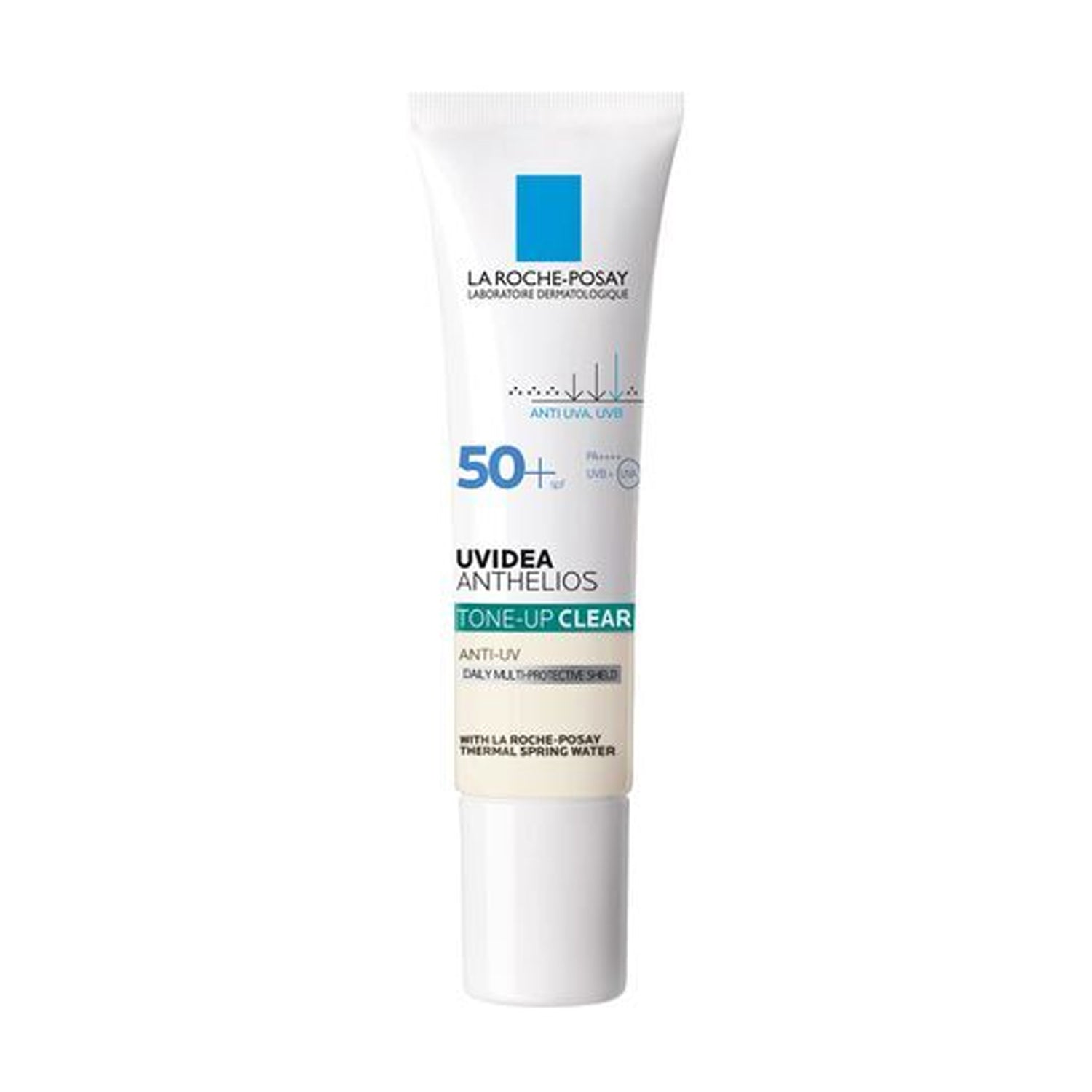 LA ROCHE-POSAY LA ROCHE-POSAY Uvidea Anthelios Tone-Up Clear 30ml - brightening - front bottle shot