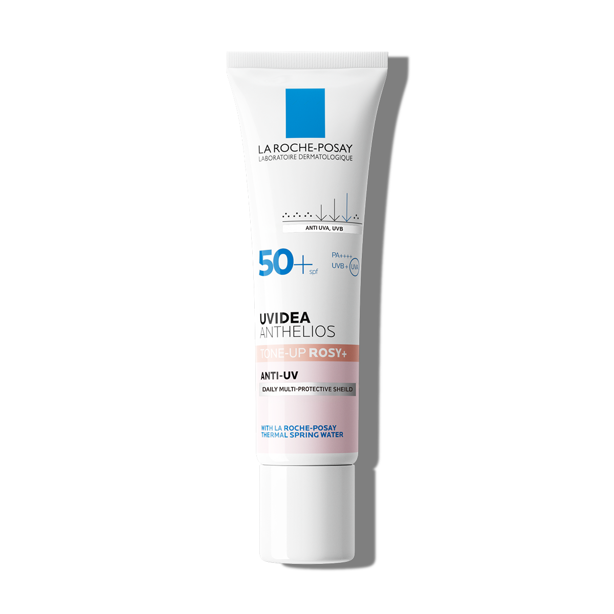 LA ROCHE-POSAY LA ROCHE-POSAY Uvidea Anthelios Tone-Up Rosy Glow 30ml SPF 50+ PA++++ - hydrating - front bottle shot