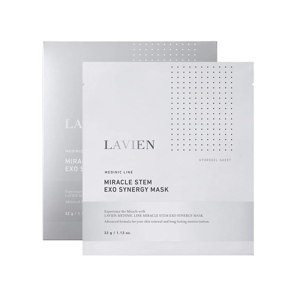 LAVIEN LAVIEN Medinic Line Miracle Stem EXO Synergy Mask 32g * 4ea - hydrating - front bottle shot